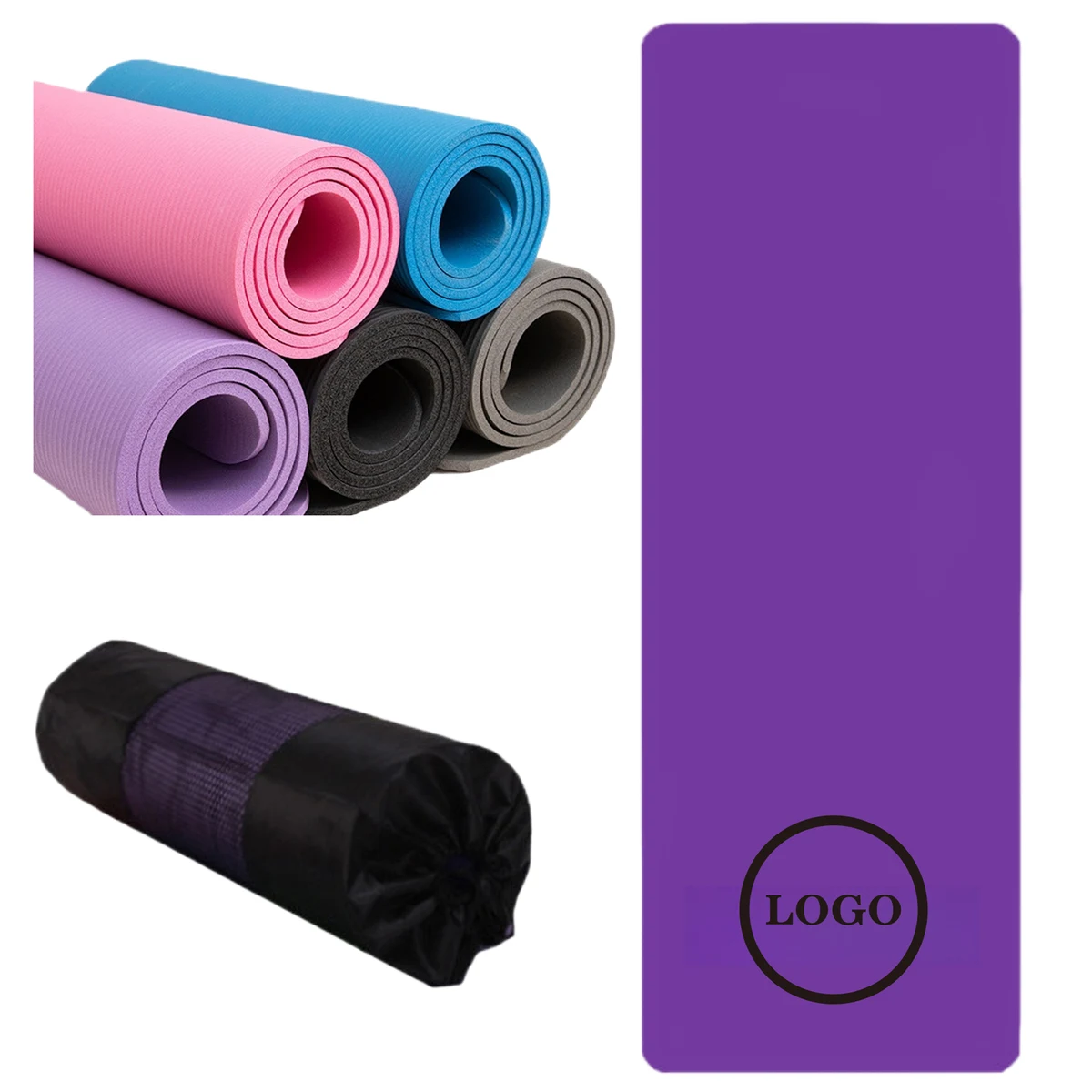 Thick 8mm NBR Yoga Mat MOQ20 1