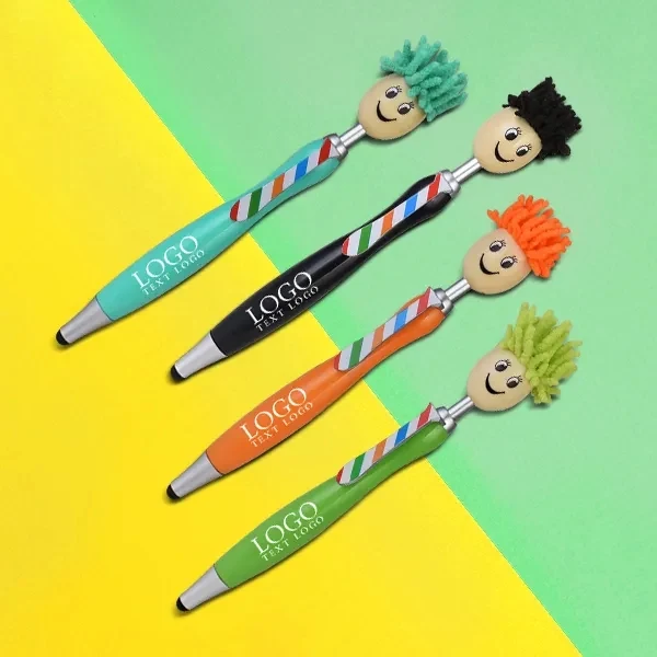 Custom Cartoon Hair Head Pen 1