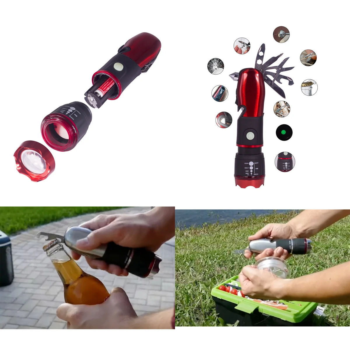 8-in-1 Tactical Pro Flashlight & Multitool 1