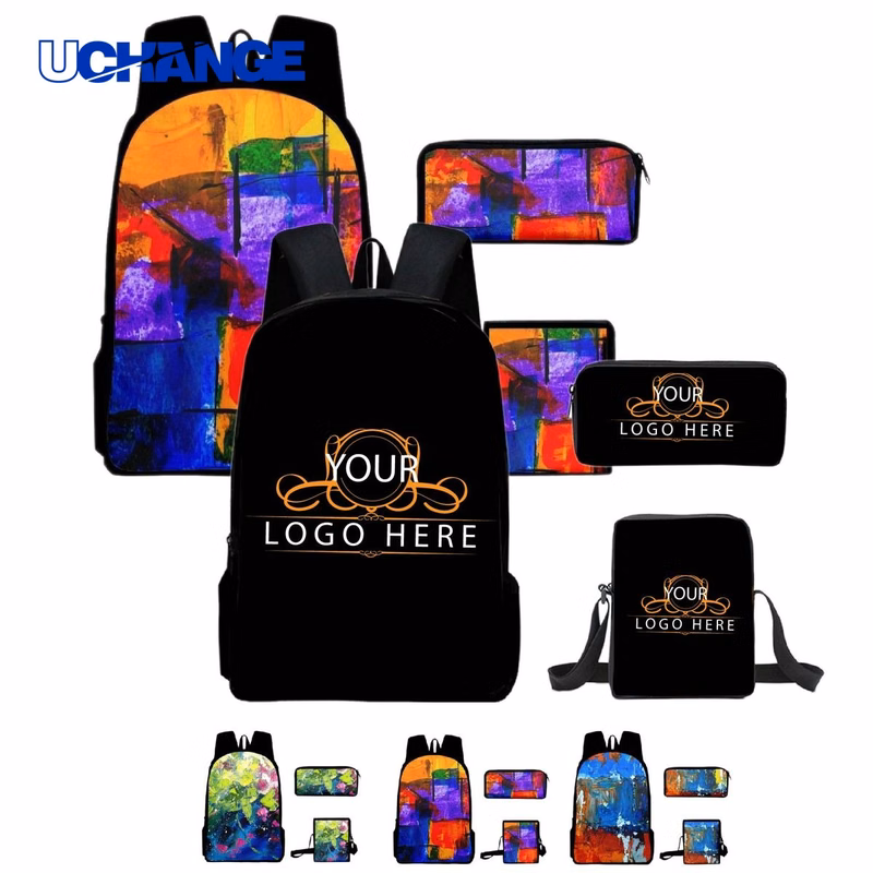 Full Color School Backpack Set