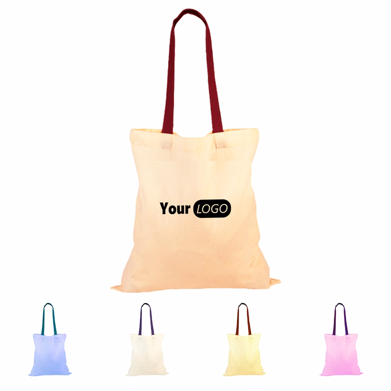 Canvas Customizable Solid Color Tote Bag