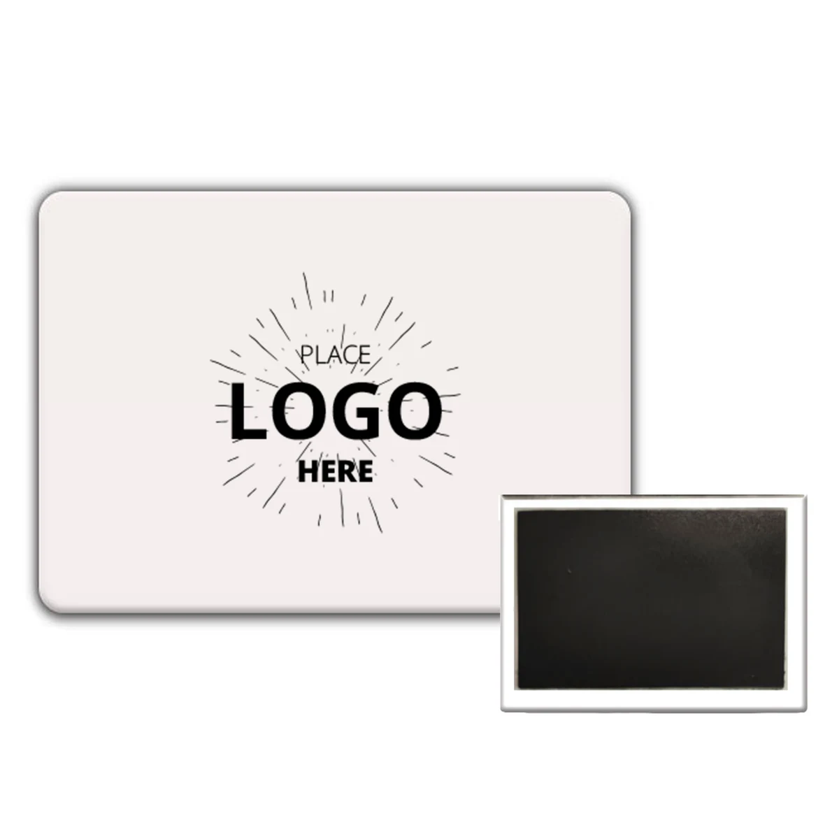 Rectangle Full Color Button Fridge Magnet 1