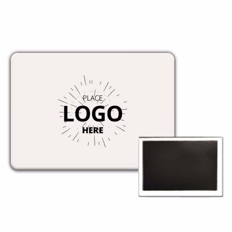 Rectangle Full Color Button Fridge Magnet