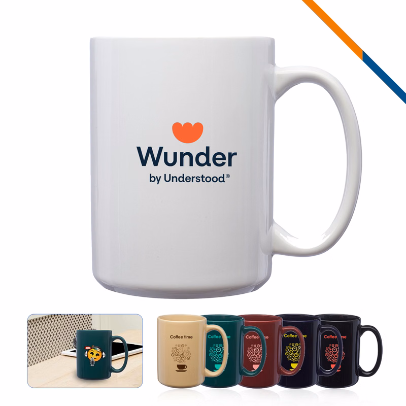 Lustar Ceramic Mug - 15 OZ.