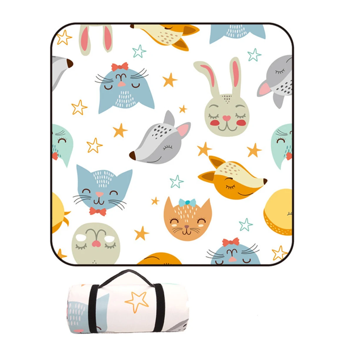 Custom Cartoon Design Waterproof Picnic Mat 1