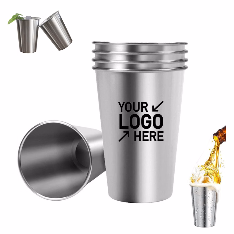 304 Stainless Steel Pint Cup 16oz Cold Beer Cup