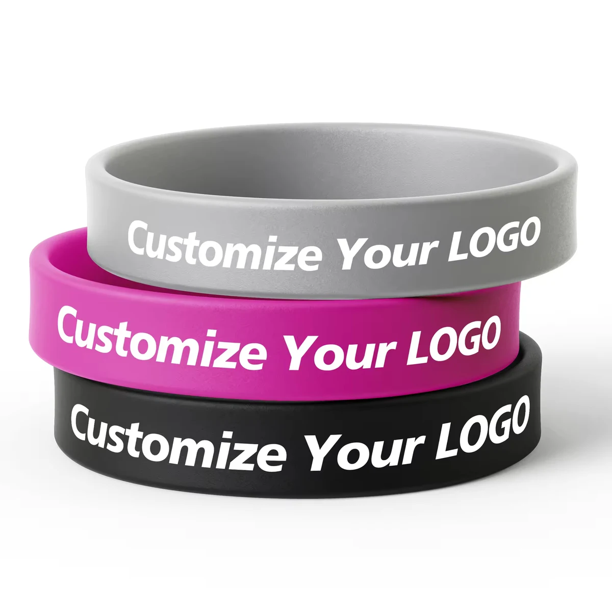 Custom Silicone Wristbands (Print/Engrave/Emboss/Deboss) 1