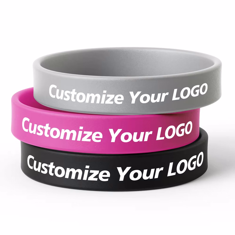 Custom Silicone Wristbands (Print/Engrave/Emboss/Deboss)