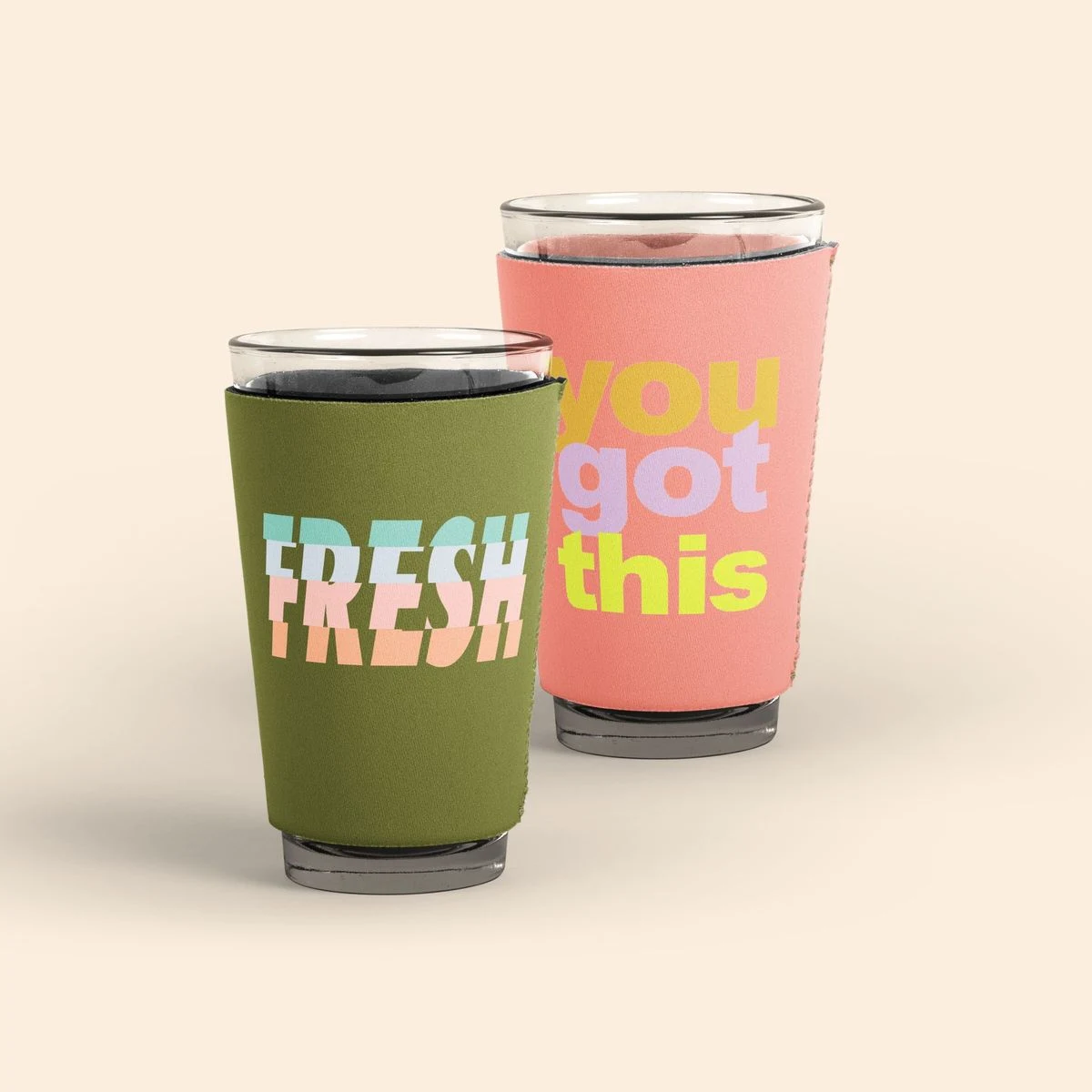 PINT GLASS SLEEVE - SOLID NEOPRENE 1