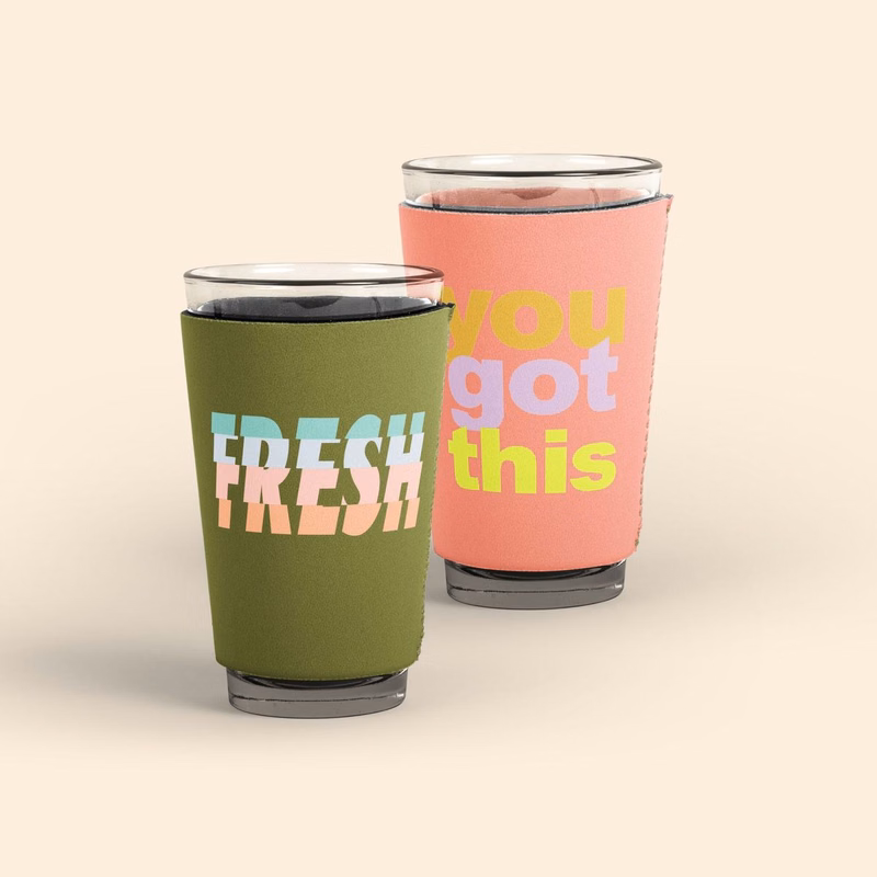 PINT GLASS SLEEVE - SOLID NEOPRENE