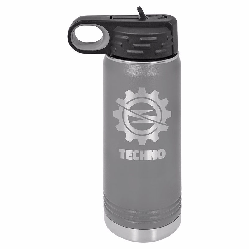 Polar Camel 20 oz. Dark Gray Water Bottle
