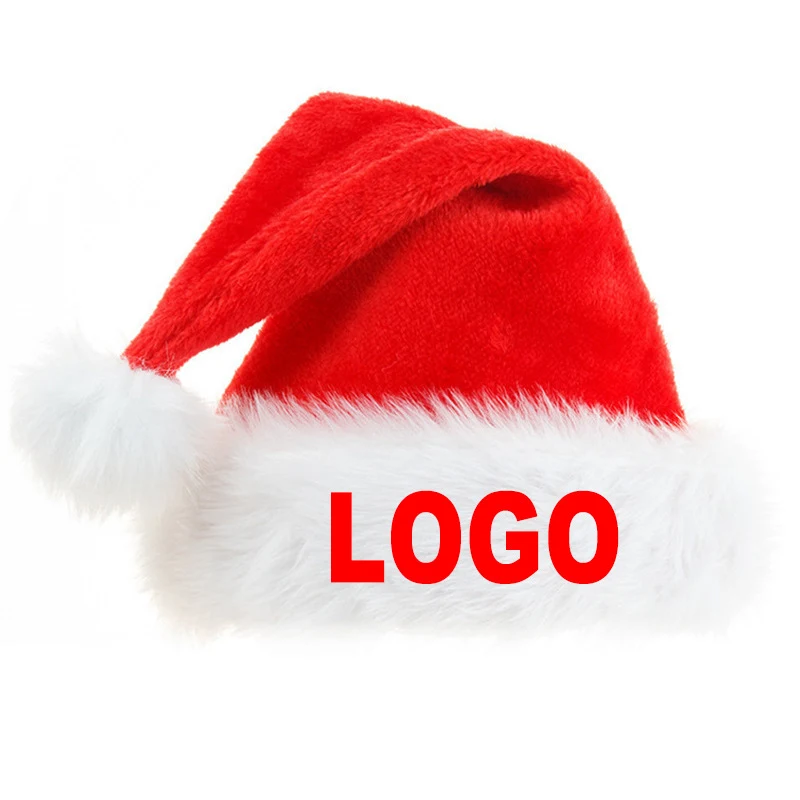 Adult Christmas Hat with Embroidered Logo 1