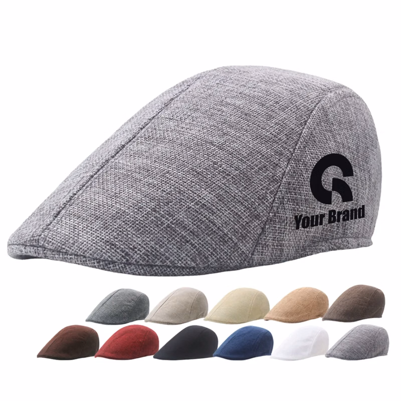 5 Pack Flax Vintage Cotton Linen Beret