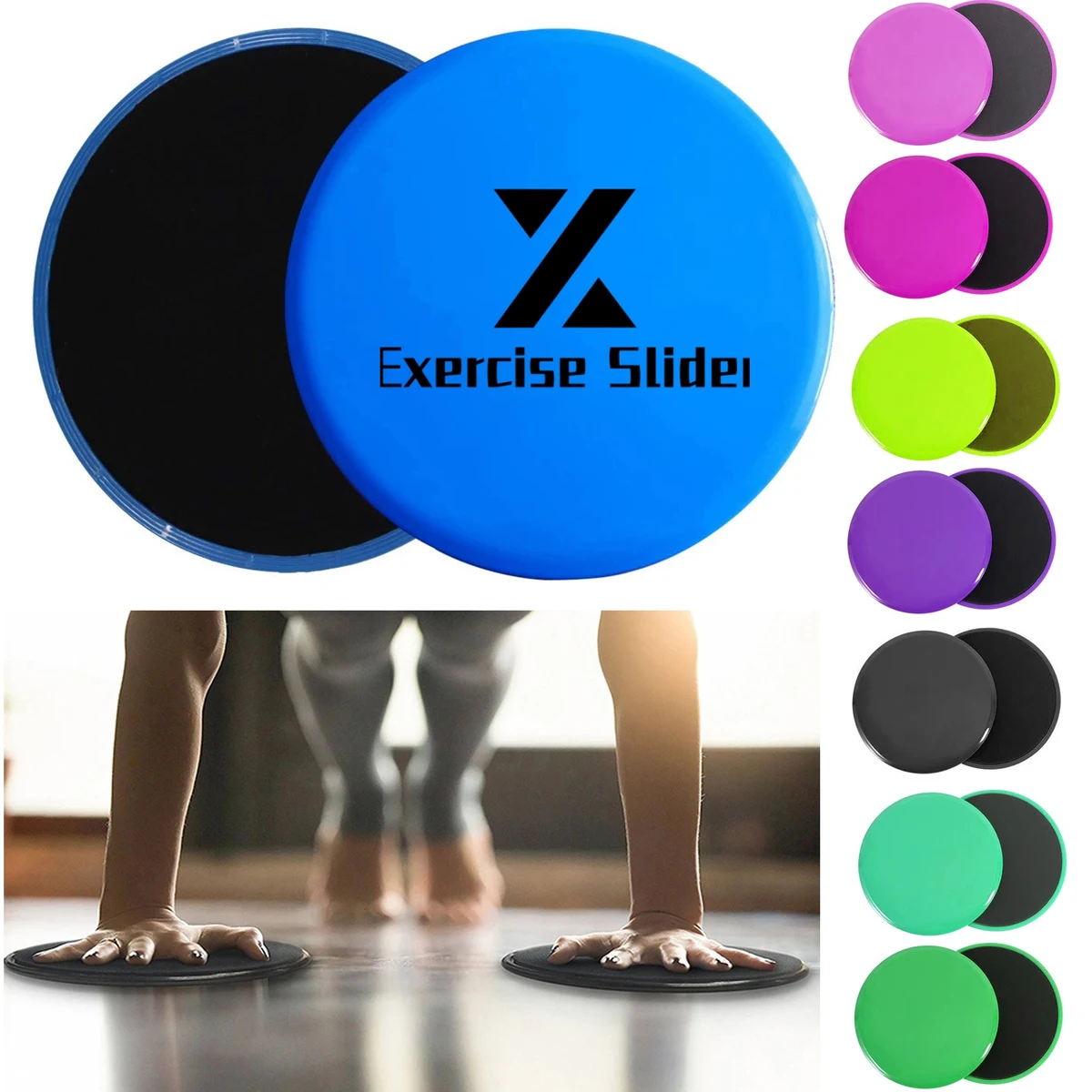 Fitness Core Sliders, custom sports ball with logo imprint 1