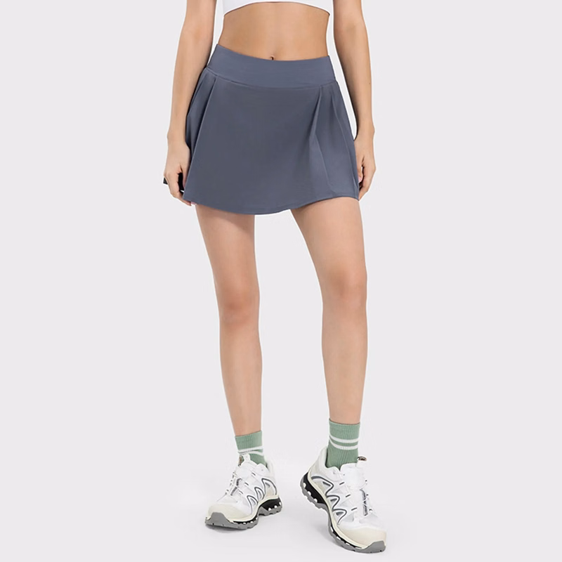 Pleated Tennis Athletic Golf Running Mini Skirts with Shorts