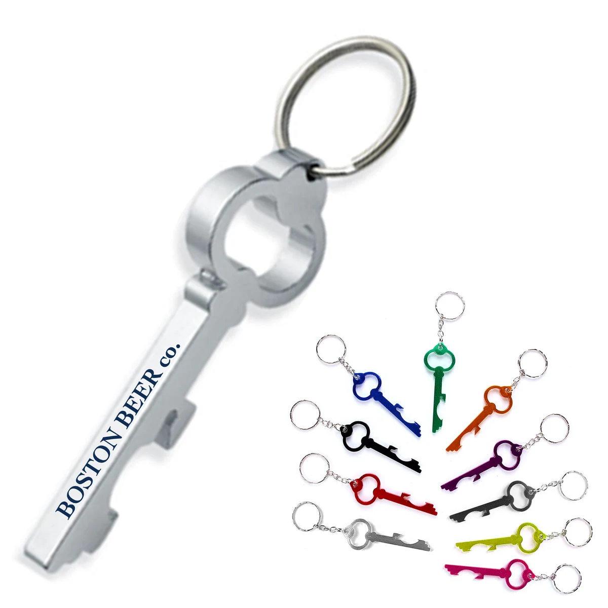 Key Shape Bottle Opener Keychain 1