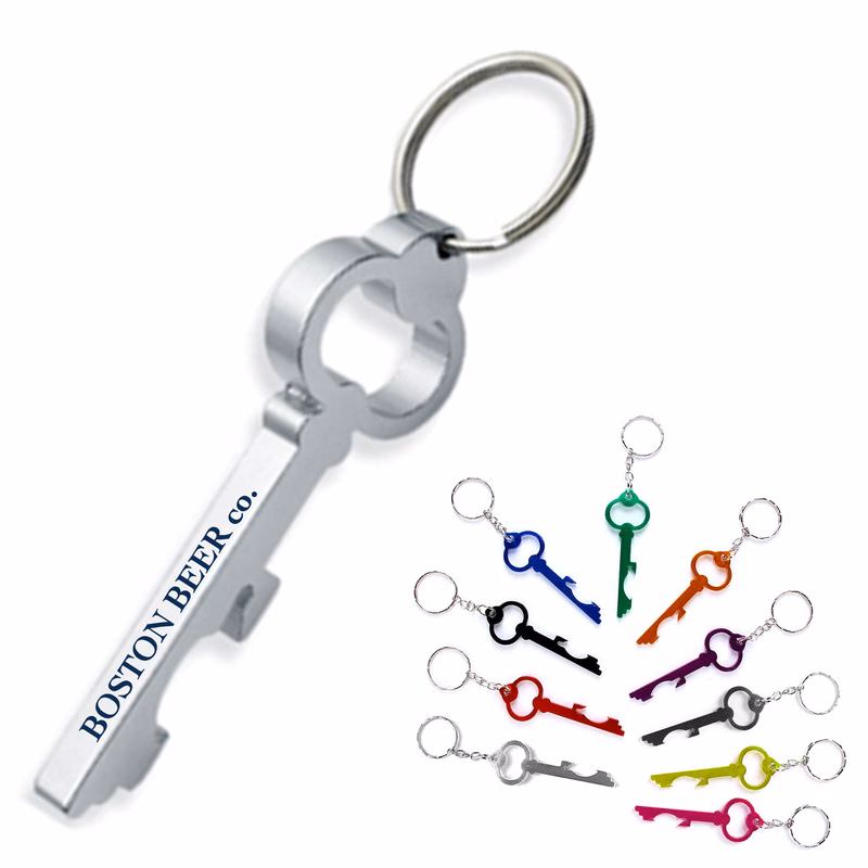 Key Shape Bottle Opener Keychain
