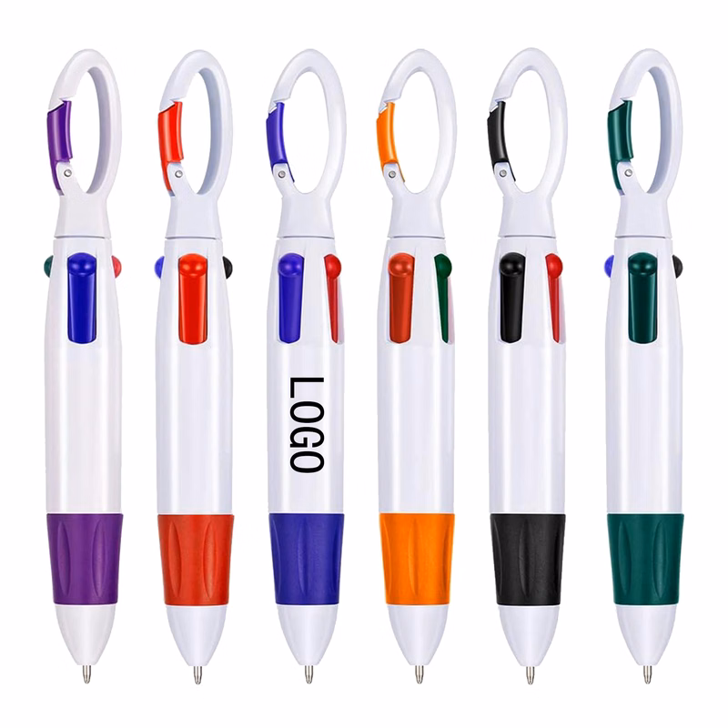 Plastic Hiking Button Ballpoint Pen