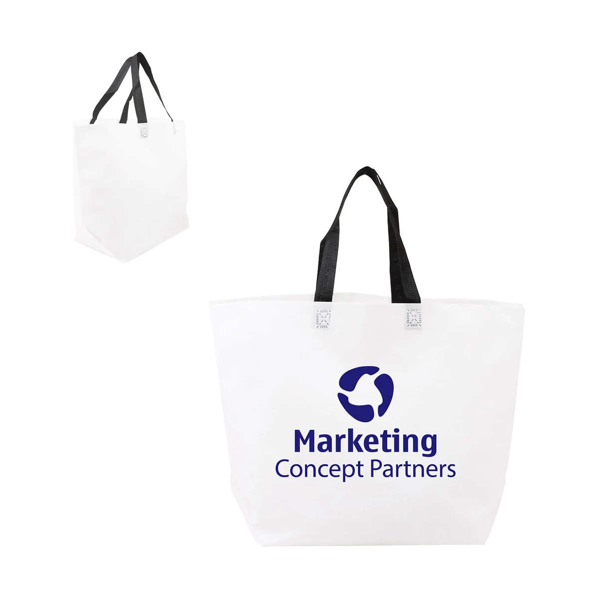 Two-Tone Heat Sealed Non-Woven Tote Bag 1