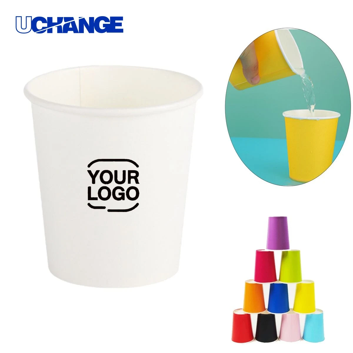 Disposable Paper Cup Container 1