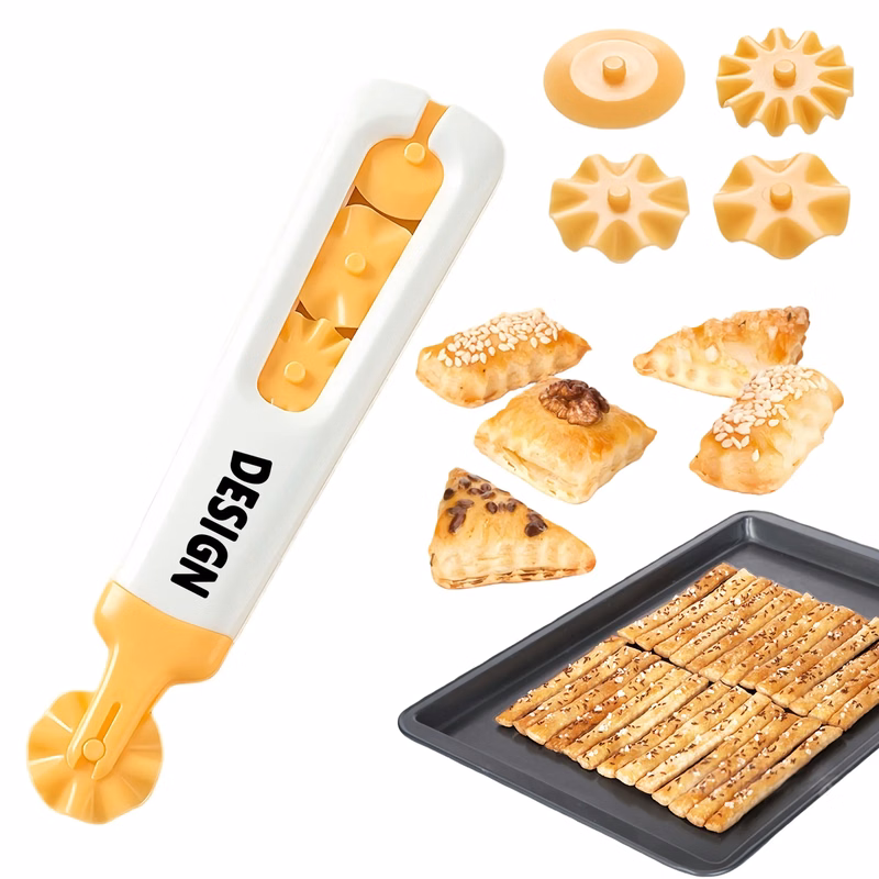 Popular4 In 1 Flower Rolling Cutter For Baking