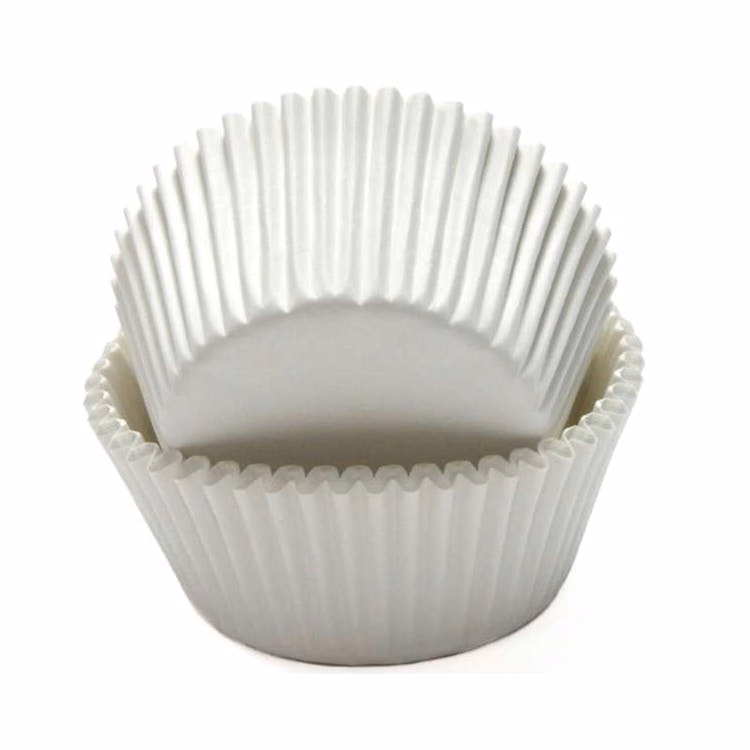 Baking Cups - White 50 Pack