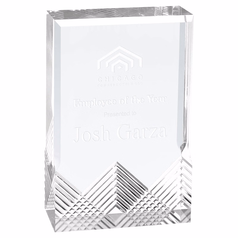3" x 5" Silver Apex Mirage Acrylic
