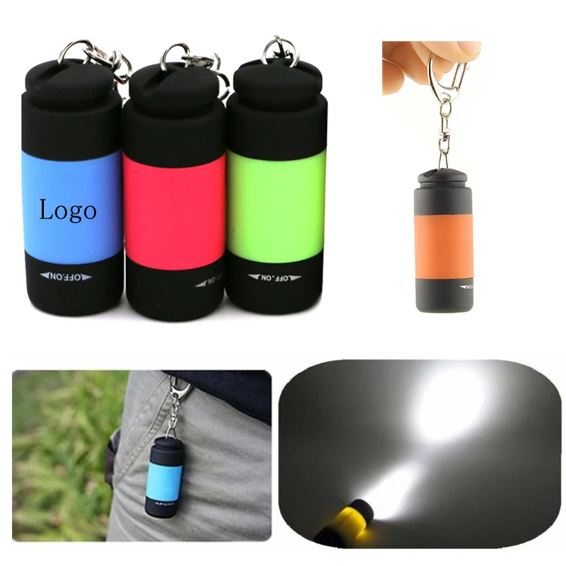 USB Charging LED Mini-Torch Flashlight With Keychain 1