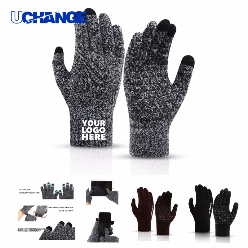 Warm Knit Touchscreen Gloves