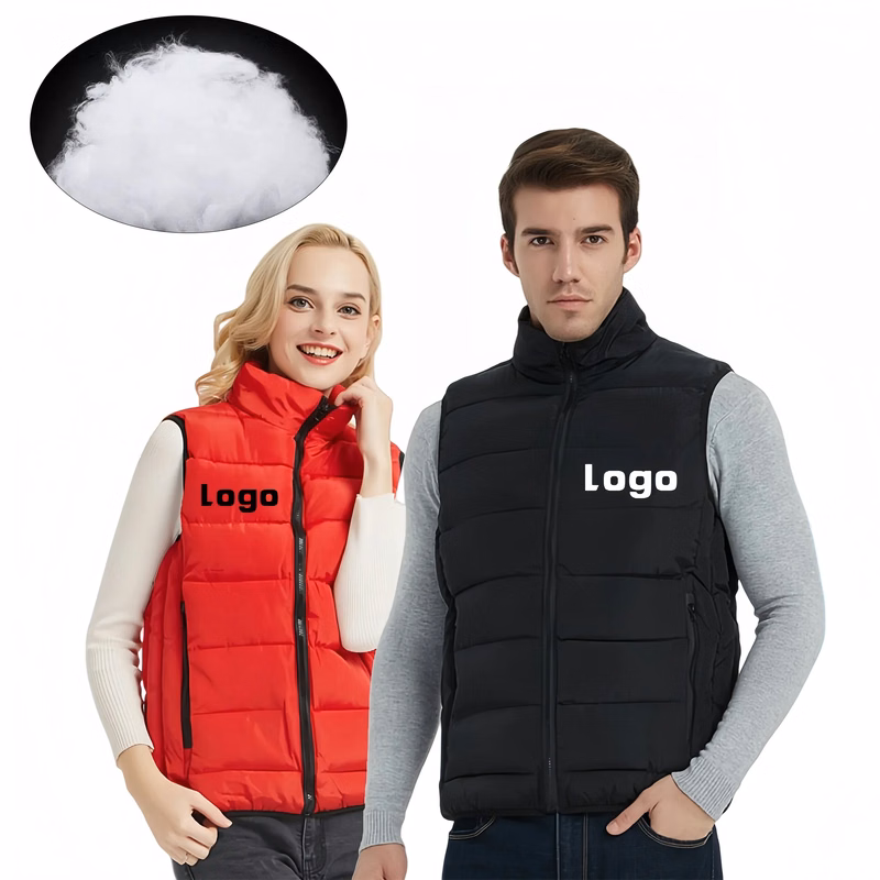 Stand Collar Lightweight Insulated Vest