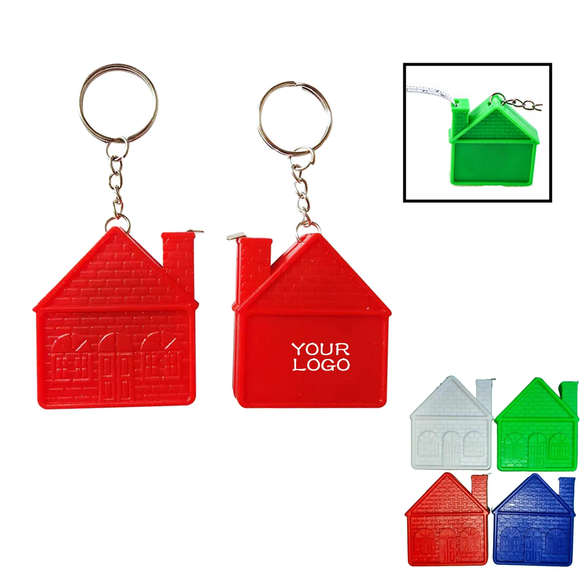 MOQ 20 PCS Portable Measuring Key Ring 1