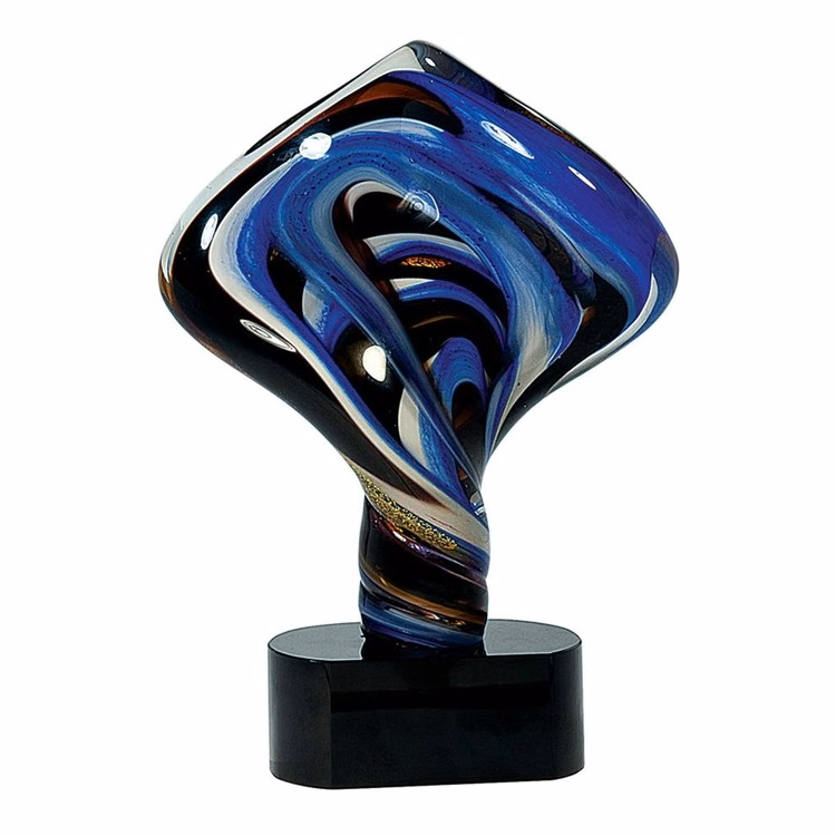 Diamond Twist Art Glass
