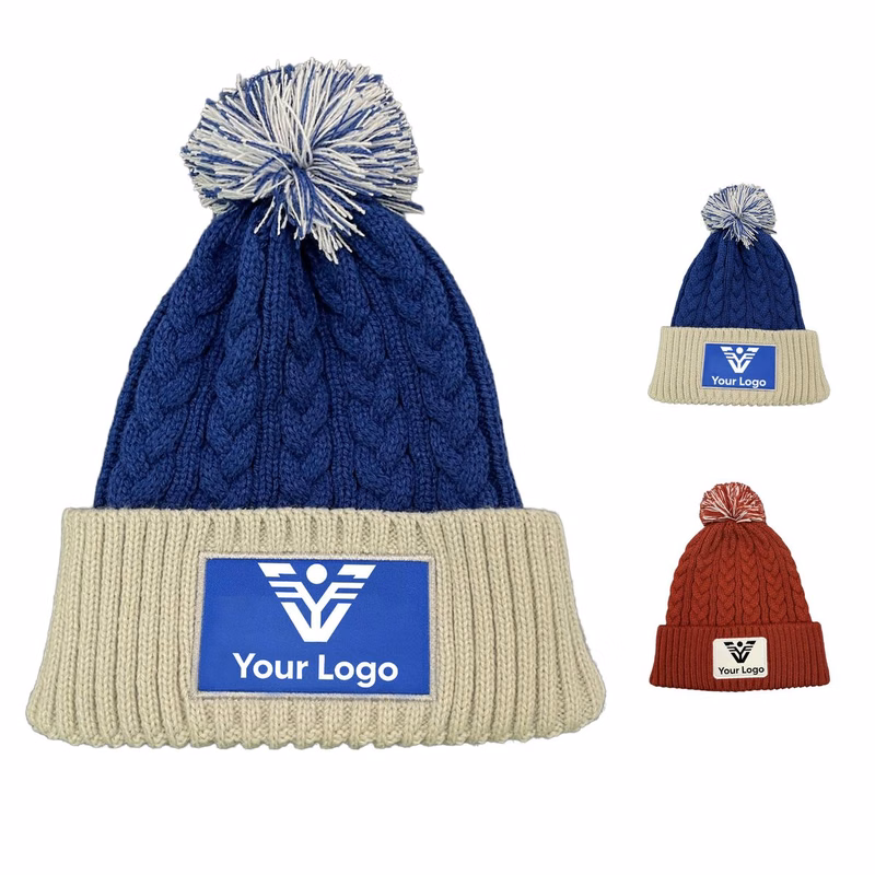 Soft Acrylic Knit Winter Beanie