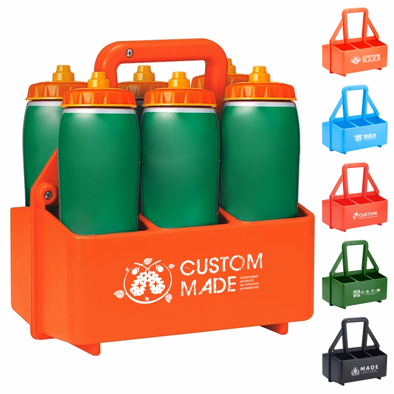 6-Pack Portable Plastic Beer Basket