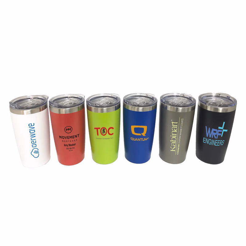 20oz SS Double Wall Tumbler with Matt Powder Coating