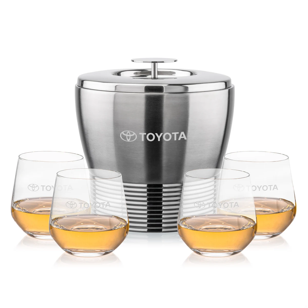 Genoa Ice Bucket & Garland On-the-Rocks Set 1