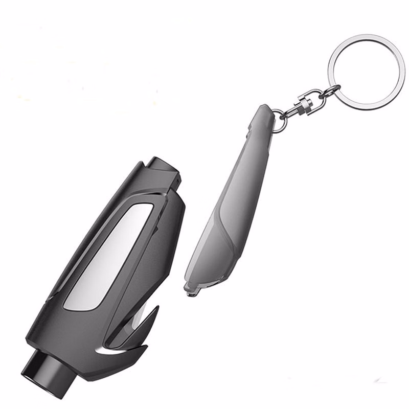 Car Window Breaker Seatbelt Cutter Keychain