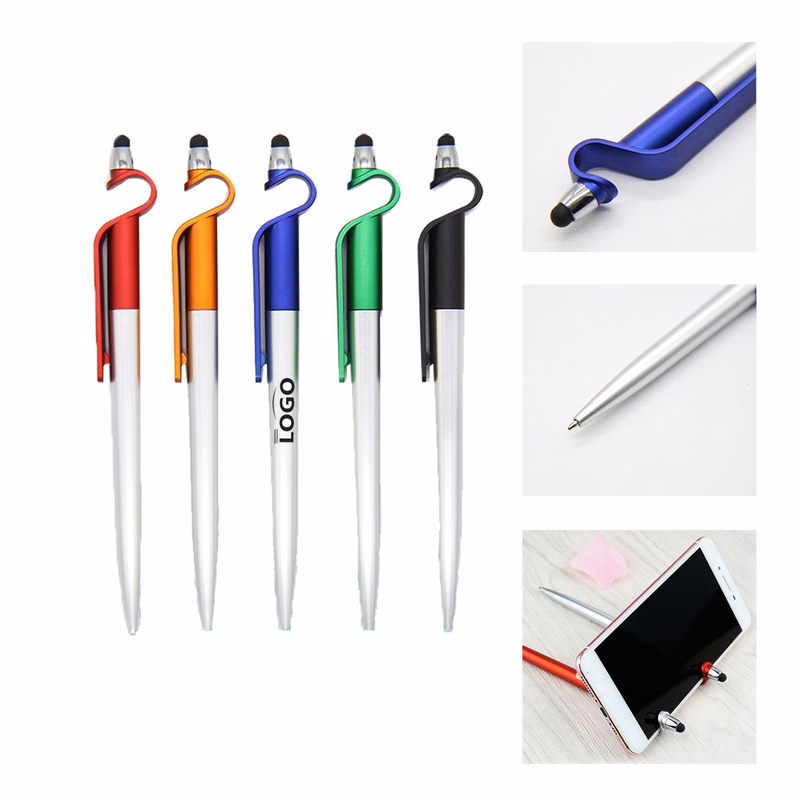 Multi-Function Stylus Pen with Integrated Phone Stand