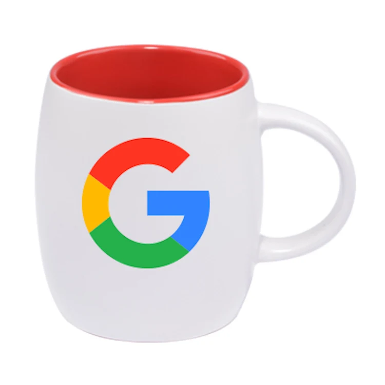 14 oz Vero Mug Red Gloss In - Silk White Out 1