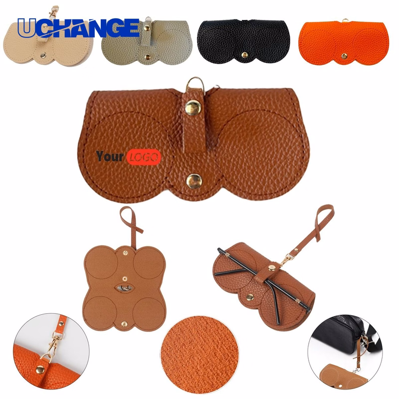 Eyewear Snap Closure Hangable Glasses Pouch Carrying Case Organizer