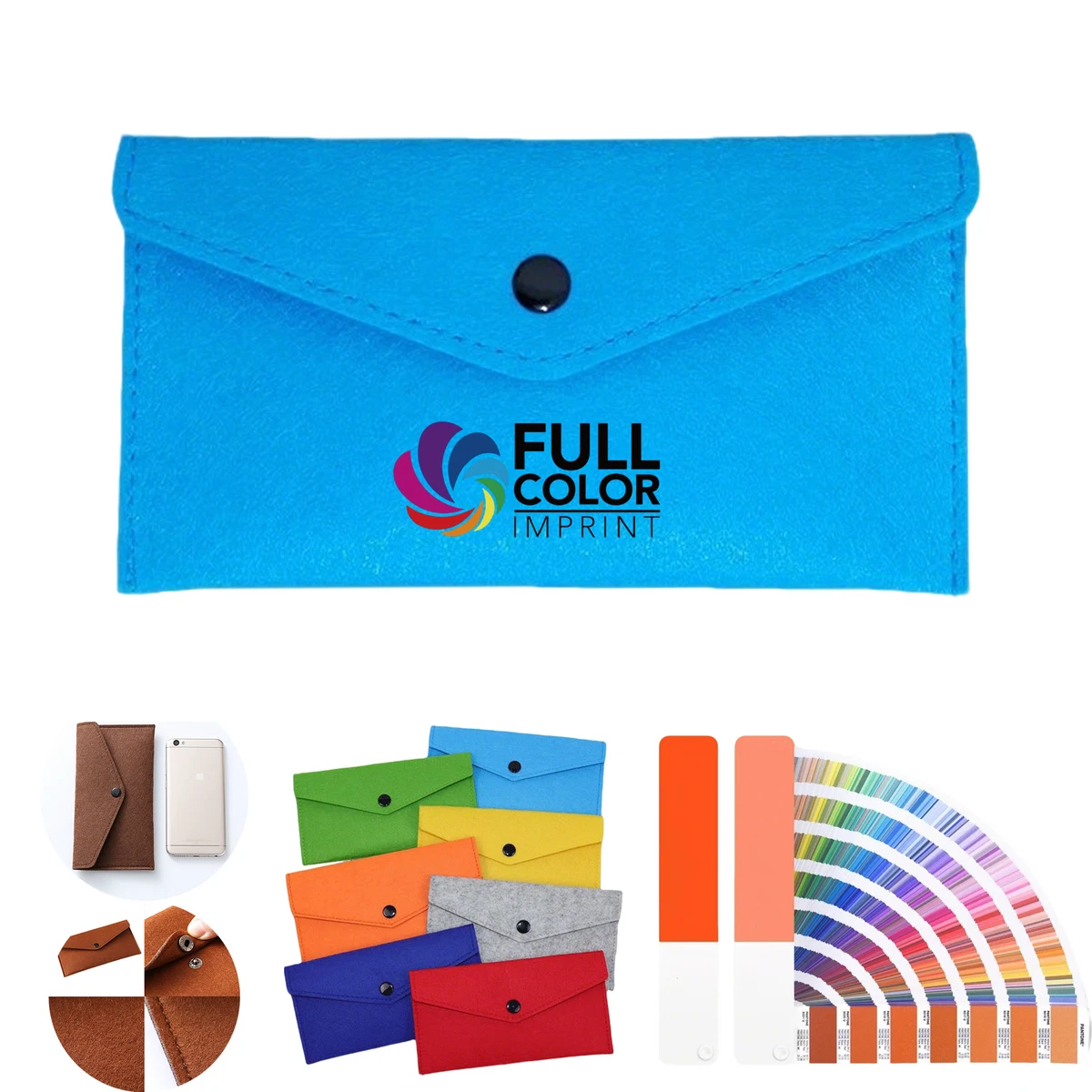 Eco Felt Clasp Closure Bag 1
