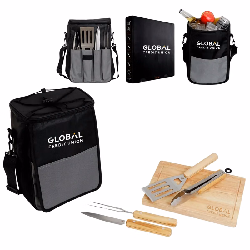 BBQ Grill Set with Cooler