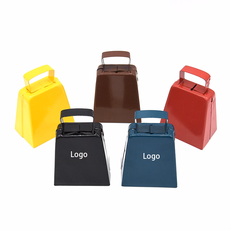 Metal Cowbell Noise Maker with Handle