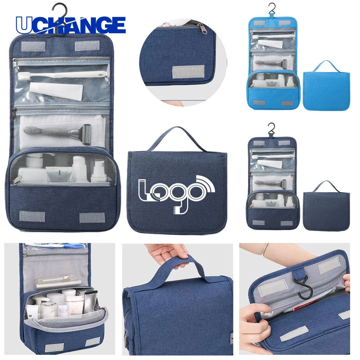 Large Capacity Hanging Toiletry Organizer 1