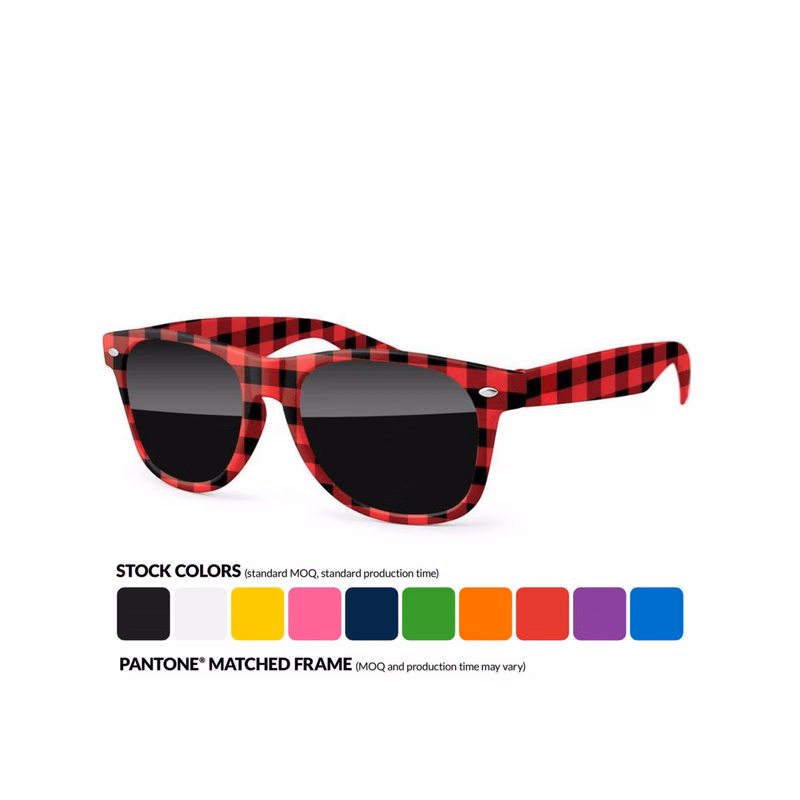 Retro Sunglasses w/ Full Color Full Frame Sublimation