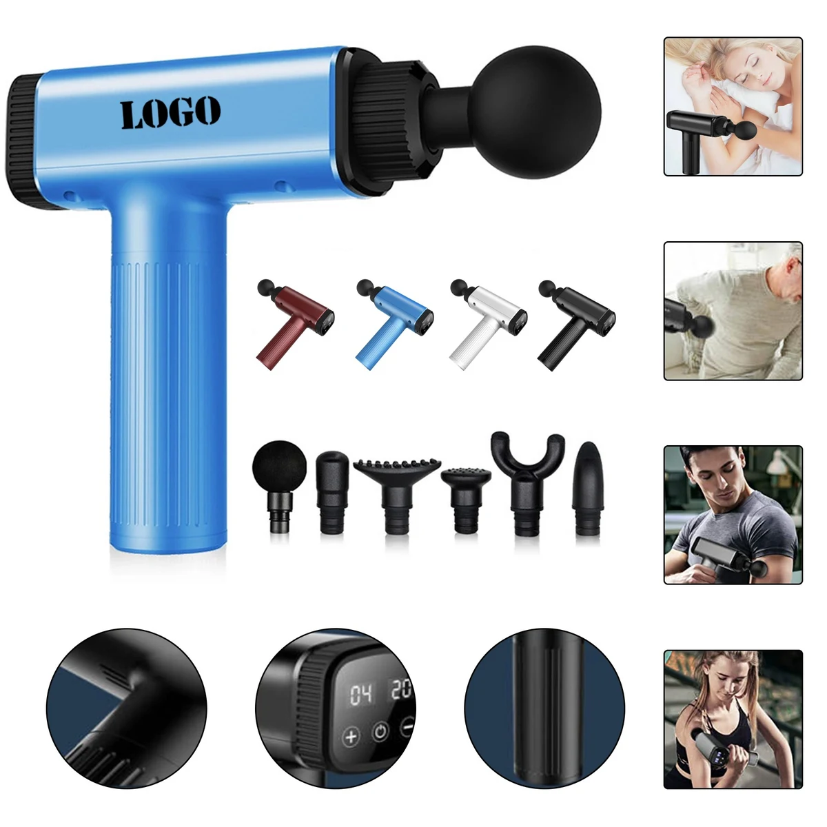 Hand Held Electric Massager Gun 1