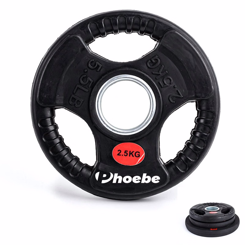 2-Inch Cast Iron Grip Olympic Plates For Weightlifting.