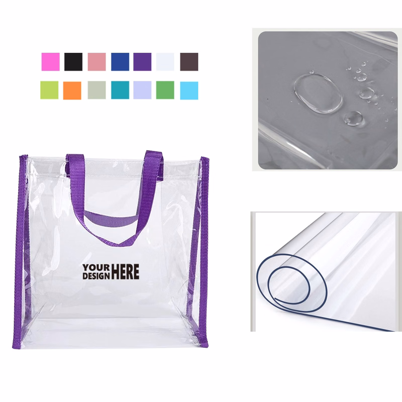 Rapid Security Clear Tote Bag Customized Logo