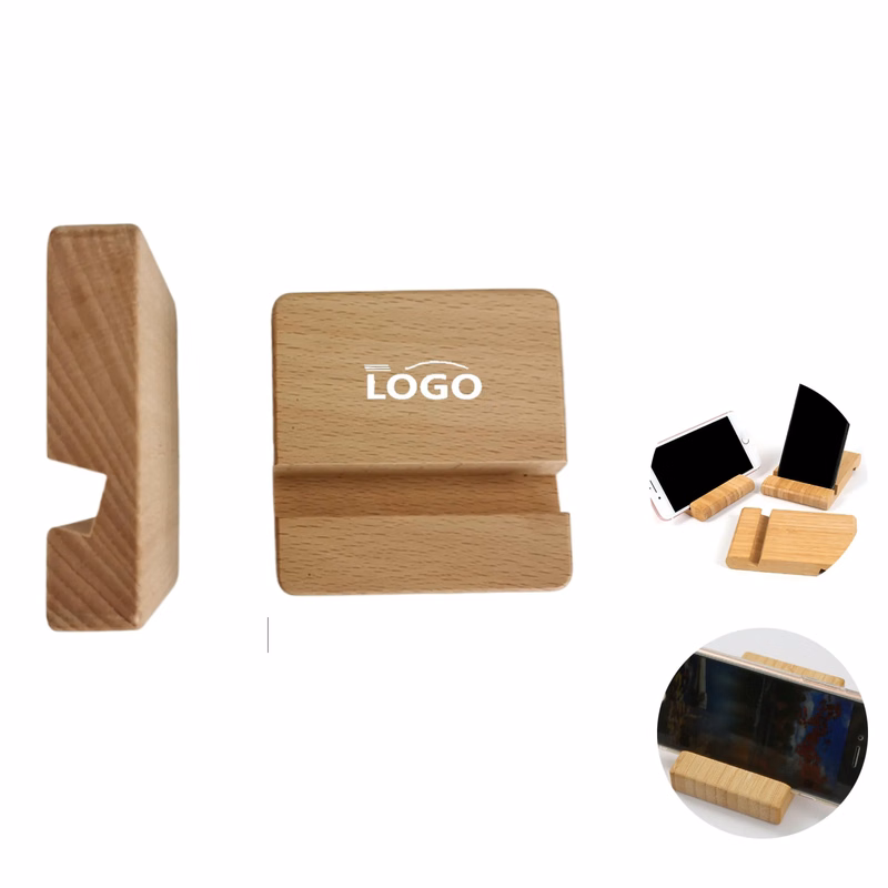 MOQ50 Wooden Phone Stand Tablet Base