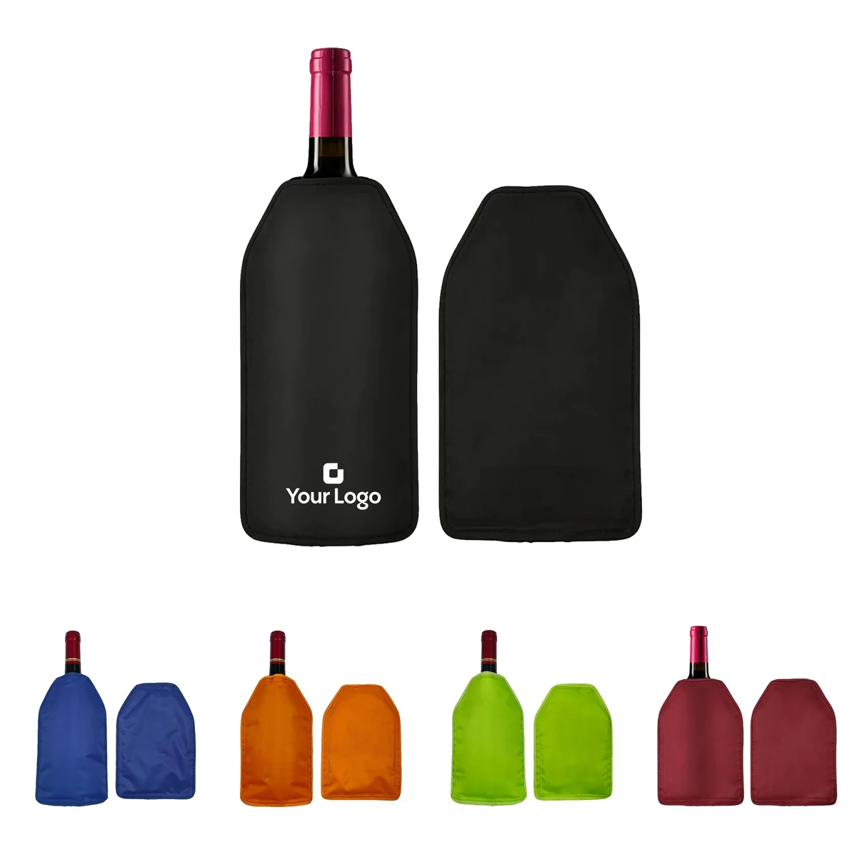 Leakproof Insulated Wine Cooler Bag with Gel Ice Packs 1